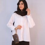 شومیز | مدل شومیز بیسیک مانا کد 10116– سفید
