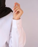 شومیز | مدل شومیز بیسیک مانا کد 10116– سفید - Image 4