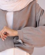 شومیز | مدل شومیز سیلک ملیسا کد 10118- طوسی - Image 3