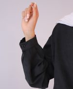 شومیز | مدل شومیز سیلک ملیسا کد 10118- مشکی - Image 4