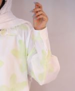 شومیز | مدل شومیز گلدار کد 10125– سبز - Image 3