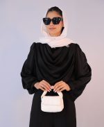شومیز | مزونی یقه دراپه کد 1080- مشکی