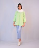 شومیز | هانا کد 10110– سبز - Image 2