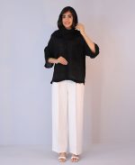 شومیز | وال باکسی کد 1086 – مشکی - Image 2