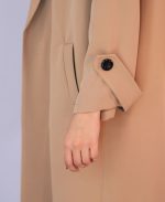 مانتو | مدل اورکت ماندانا کد 1046 – نسکافه ای - Image 4