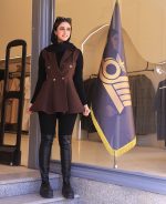 مانتو | عروسکی آنیتا کد 1051 – قهوه ای