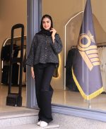 مانتو | مدل آستین پاگن دار کد 10136 – کد1 - Image 2