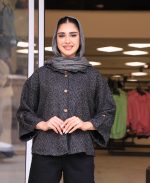 مانتو | مدل آستین پاگن دار کد 10136 – کد2