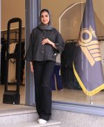 مانتو | مدل آستین پاگن دار کد 10136 – کد2 - Image 2