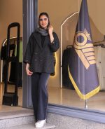 مانتو | مدل آستین پاگن دار کد 10136 – کد4 - Image 2