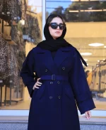 مانتو | مدل اورکت دنیز کد 10139 – سرمه ای - Image 2