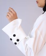 مانتو | مدل اورکت مایسا کد 1043 – سفید - Image 5