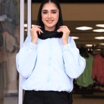 مانتو | مدل بامبر قلبی کد 10137 – آبی