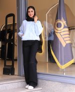 مانتو | مدل بامبر قلبی کد 10137 – آبی - Image 2