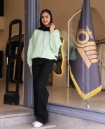 مانتو | مدل بامبر قلبی کد 10137 – سبز - Image 2