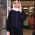 مانتو | مدل بامبر قلبی کد 10137 – سرمه ای