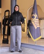مانتو | مدل بامبر پلنگی کد 10132 – سبز - Image 2