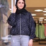 مانتو | مدل بامبر پلنگی کد 10132 – طوسی