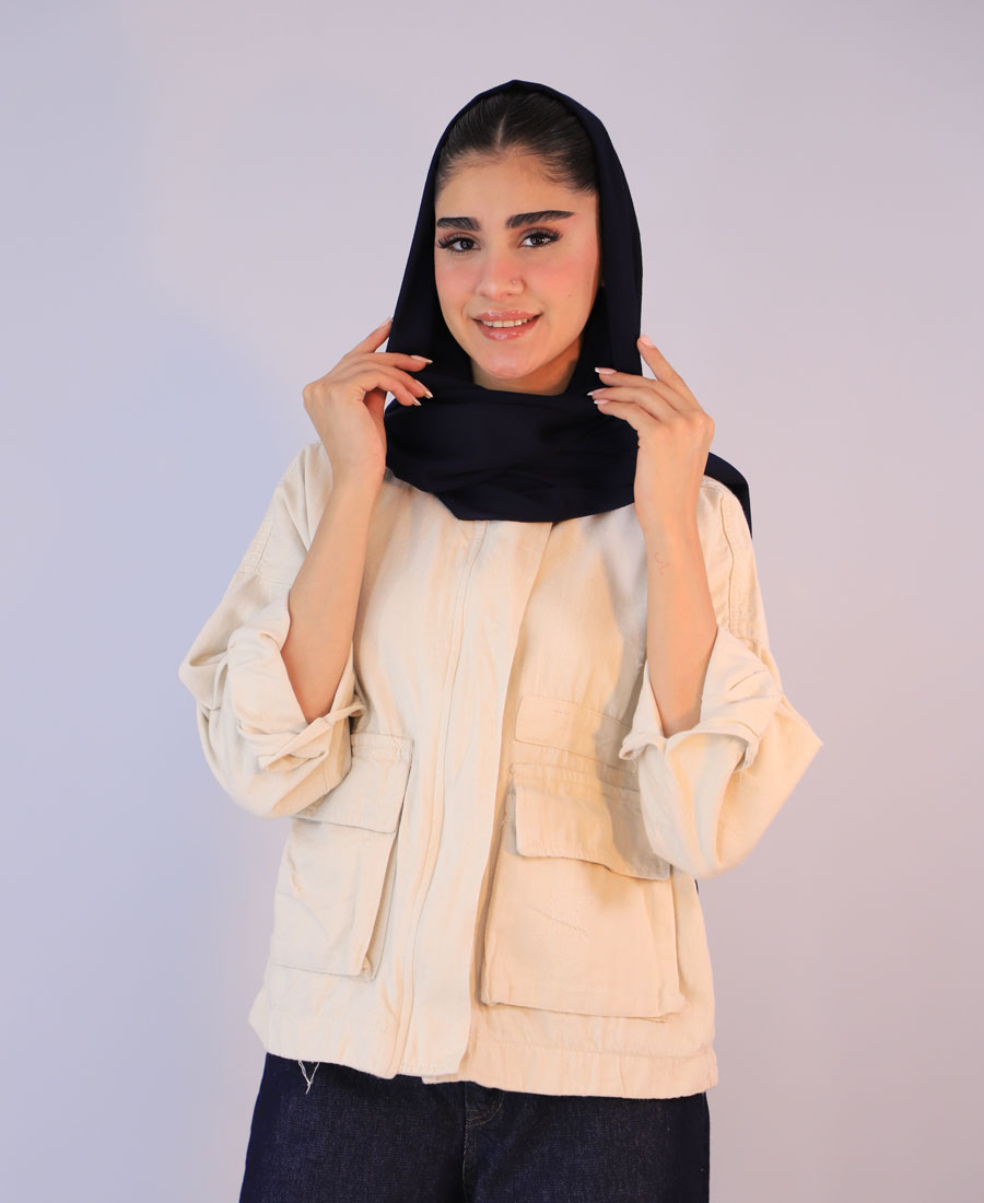 مانتو مدل بامبر کتان کد 10127– استخوانی (2) مانتو | مدل بامبر کتان کد 10127– استخوانی - Image 1