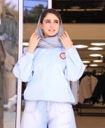 مانتو | مدل بامبر گلدوزی اچ کد 10133– آبی