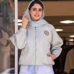 مانتو | مدل بامبر گلدوزی اچ کد 10133– سبز ماچا