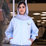 مانتو | مدل بامبر گلدوزی تنیسی کد 10134 – آبی