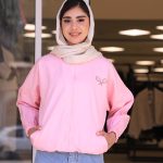 مانتو | مدل بامبر گلدوزی تنیسی کد 10134 – صورتی پررنگ