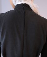 مانتو | مدل ماکسی بشری کد 10120 - مشکی - Image 4