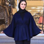 مانتو | مدل پانچ فوتر کد 10141 – سرمه ای
