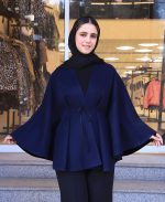 مانتو | مدل پانچ فوتر کد 10141 – سرمه ای