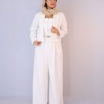 مجلسی | ست کت اورال کلارا کد 1042 - سفید