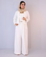 مجلسی | ست کت اورال کلارا کد 1042 - سفید