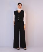 ست | مدل سه تیکه میشل کد 1064 – مشکی - Image 3