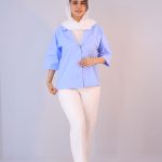 کت | لینن کد 10101 – آبی