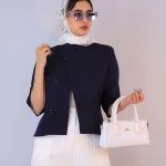کت| مدل کت بلیزر گابرینا کد 10117- سرمه ای