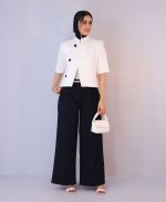 کت| مدل کت بلیزر گابرینا کد 10117- سفید - Image 2
