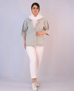 کت | مدل کت لینن کد 10101 – سبز سدری