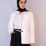 کت | مدل کت مایسا کرپ کد 10128 - سفید